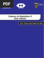 Livro Estatística II Carina