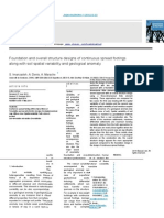 1. Foundation and Overall iStructure Designs of Continuous Spread Footings