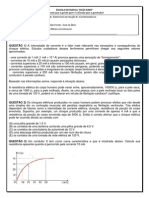 Resistência elétrica de um condutor sob diferentes condições