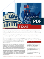 State Legislative Ratings Guide: Texas