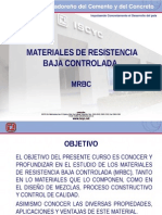 MRBC: Materiales de resistencia baja controlada