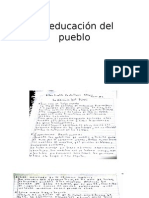 La Educación Del Pueblo