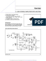 Tda7263 PDF