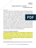 Aprendizajes significativos y su valor en la educación