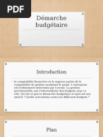 Démarche budgétaire