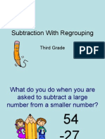 Subtraction With Regrouping