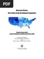 Download American Nones The Profile of the No Religion Population by Institute for the Study of Secularism in Society and Culture SN26619711 doc pdf
