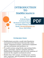 Introduction To Simmechanics
