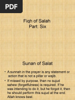 Fiqh of Salah Part 6