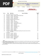 Download BPUT Holiday List by Sandeep Naik SN266209258 doc pdf