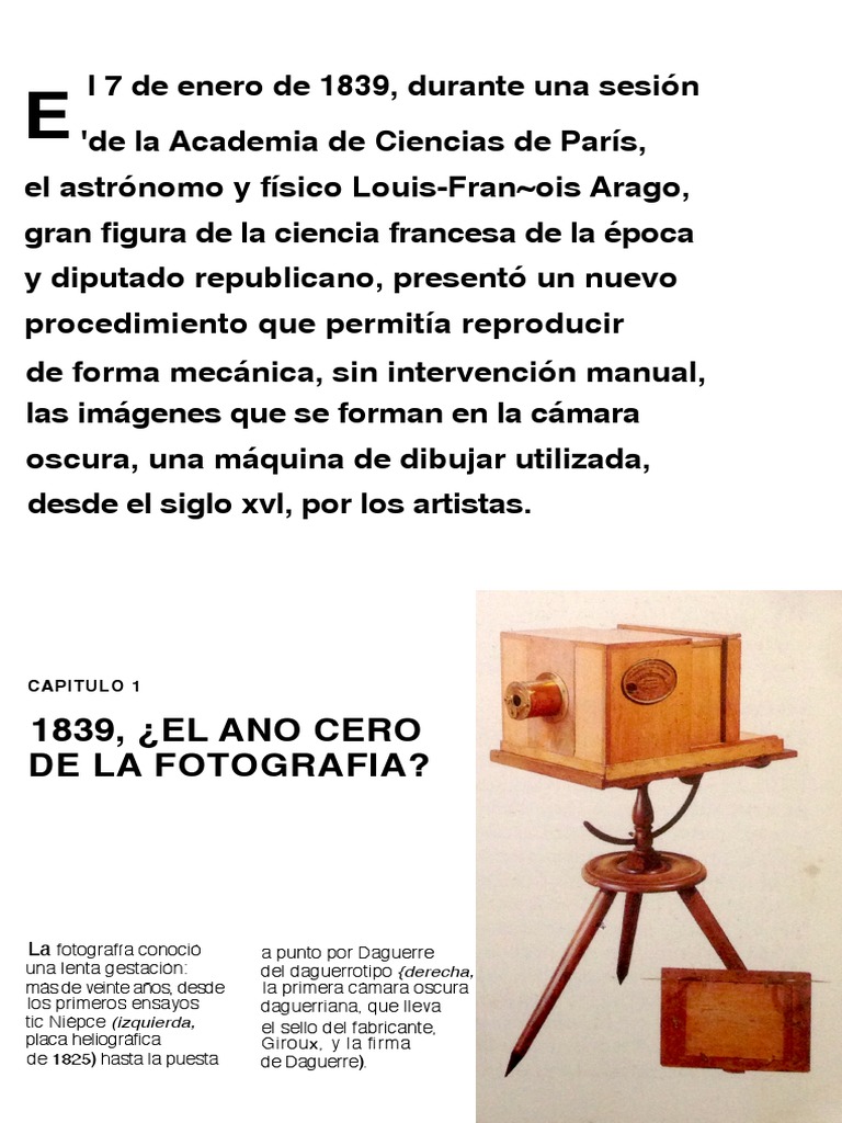 El Inicio de La Fotografía. | PDF | Fotografía aérea | Medios de arte