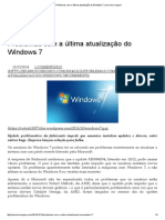 Problemas Com A Última Atualização Do Windows 7 - Seu Micro Seguro