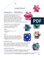 Bead Origami Candy Cube Pattern