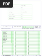 MCC PANEL WIRING DIAGRAM AND PANEL GA SAMPLE | Electrical Equipment