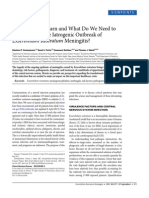 What Can We Learn and What Do We Need To Know Amidst The Iatrogenic Outbreak of Exserohilum Rostratum Meningitis?