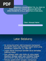 Download Analisis Cemaran Logam Berat by ahmadhelmiase7621 SN26621938 doc pdf
