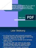 Analisis Cemaran Logam Berat