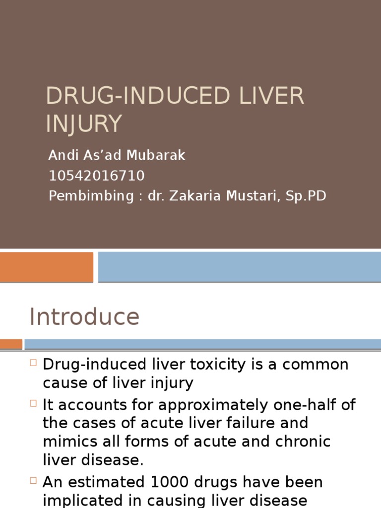 Understanding Drug-Induced Liver Injury | PDF