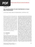 Download The Functional Role of Lactic Acid Bacteria InDe Vuyst 2010 Cocoa de Vuyst in Mozzi by Zahra Haifa SN266223150 doc pdf