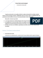 Proiect Electronica Analogica PDF