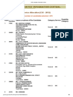 CSE Candidates' Information Central