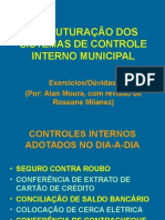 Curso Estruturação de SCI Exercícios Jan-2015 ECPBG Pós-Graduação