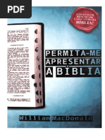 Permita-me Apresentar a Bíblia - William MacDonald