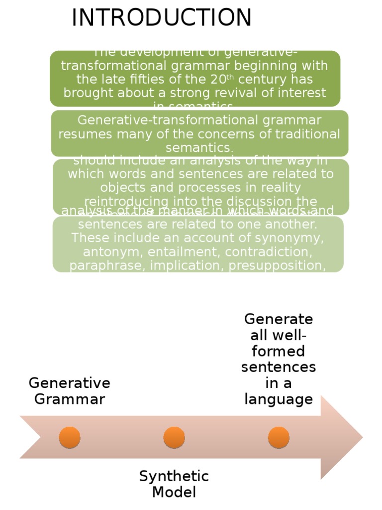 Generative Semantic | PDF | Semantics | Syntax