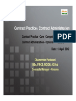 Contract Practice and Contract Administration