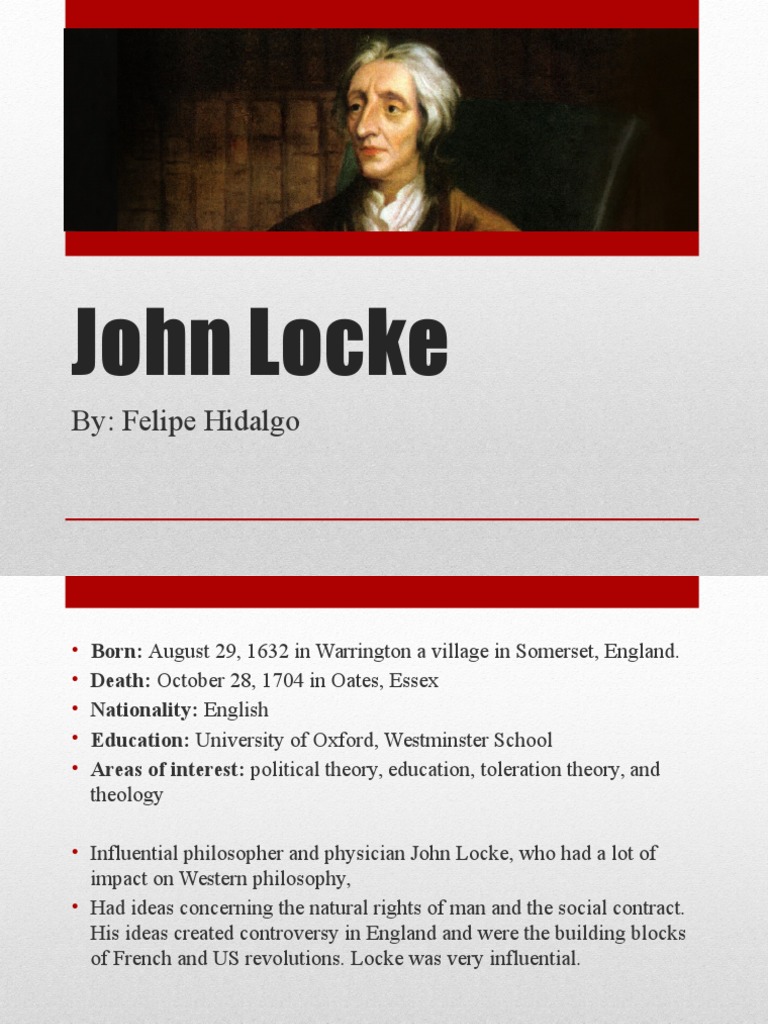 wh john locke ppt John Locke Idea
