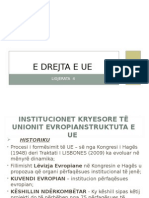  Ligjerata Institucionet e UE