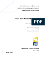 Teoria de La Politica Economica