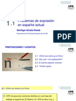 Problemas de Expresión en Español Actual (25-21)