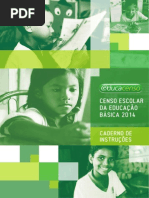 Caderno de Instruções - Censo Escolar