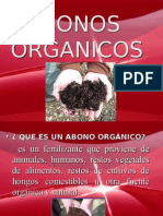 Abonos orgánicos