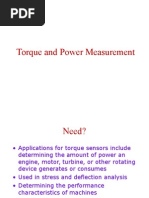 Torque and Power Measurement