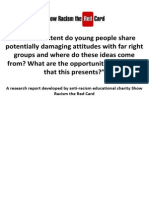Show Racism the Red Card - 'the Attitudes of Young People'