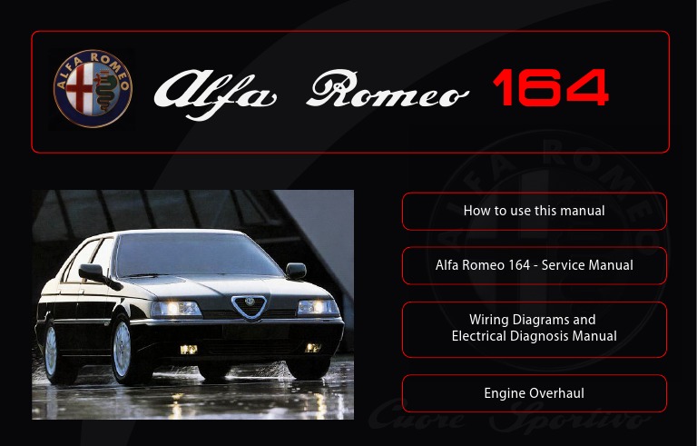 Alfa Romeo 164 - Welcome | PDF
