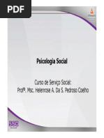 SSOC3 Psicologia Social Aula1e2 Apresentacao