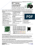 LV MaxSonar EZ Datasheet