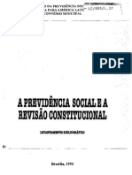 Levantamento Bibliográfico Da Previdência Social No Brasil