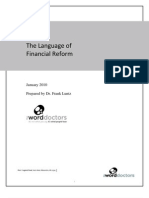The Language of Financial Reform
