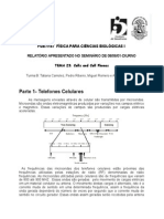Relatório de Celulares x Células