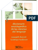 Todorov- diccionario enciclopédico de las ciencias del lenguaje