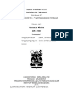 Laporan Praktikum KI2221 Elektrogravimetri (Hasnatul Khaira)