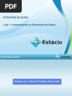 EStrutura de Dados - Aula 1