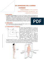 Centro de Gravedad Del Cuerpo Humano