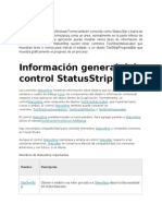 Control status Información general del control StatusStrip