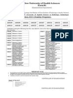 Result AASRT Semester-I-2014-Sunday-Program-20150407