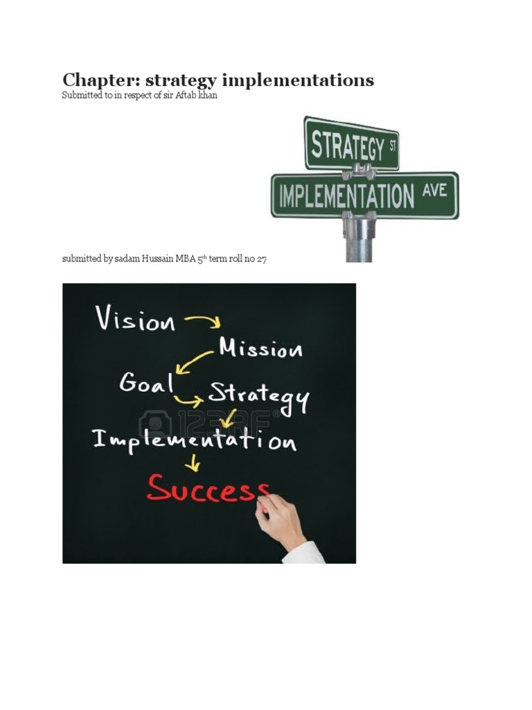 Strategy Implementation Guide | PDF | Strategic Management ...